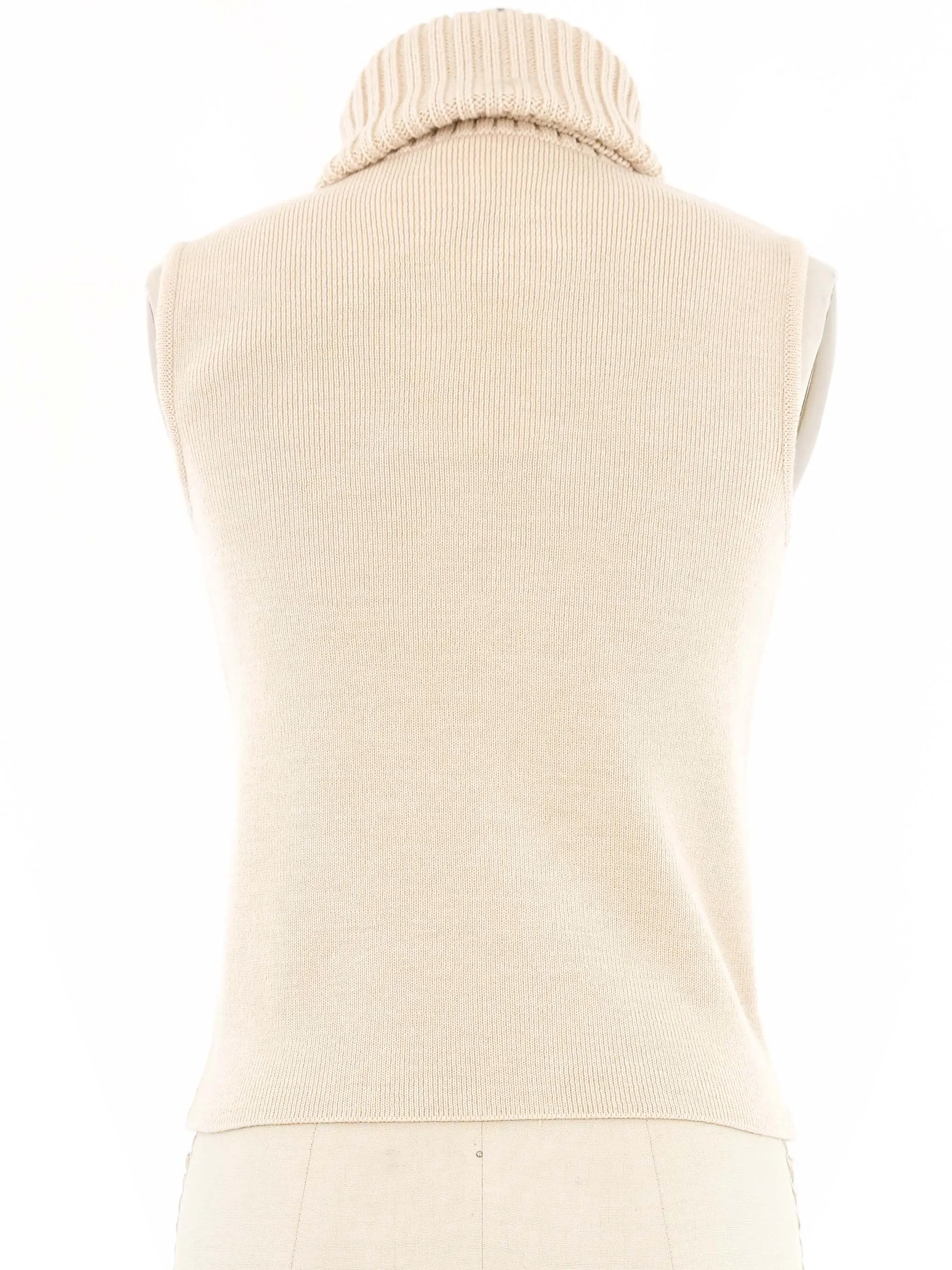 2000 Chanel Sleeveless Sweater