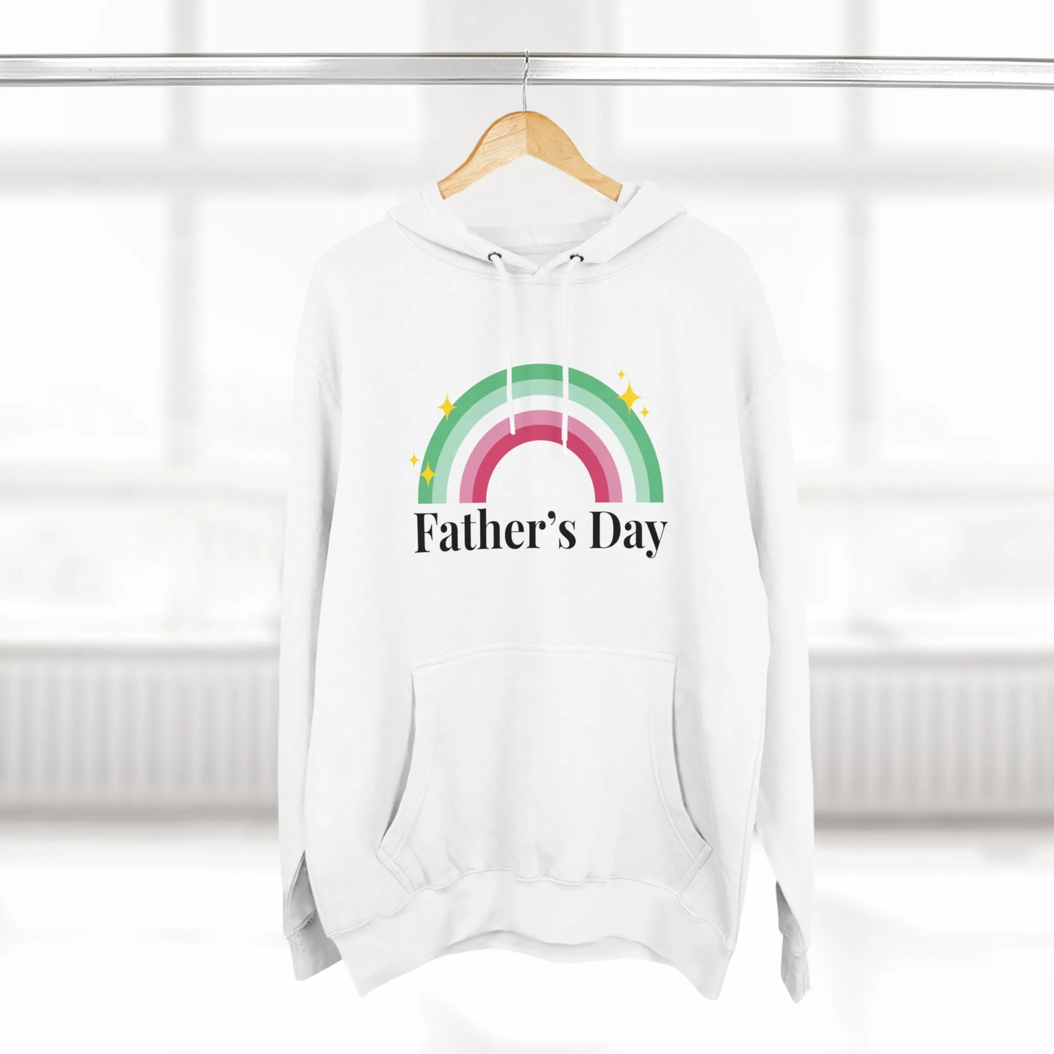 Abrosexual Pride Flag Unisex Premium Pullover Hoodie - Father's Day