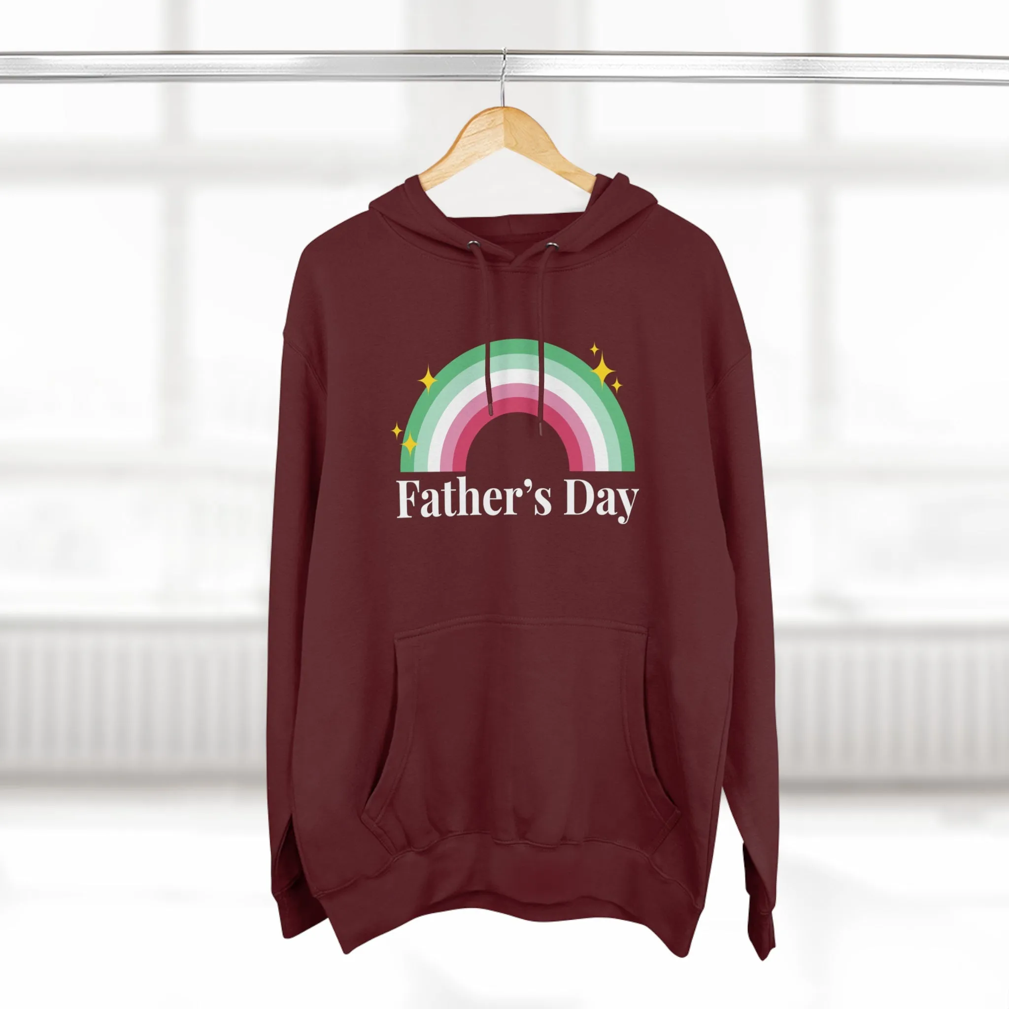 Abrosexual Pride Flag Unisex Premium Pullover Hoodie - Father's Day