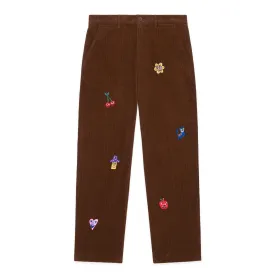 Applique Corduroy Pants