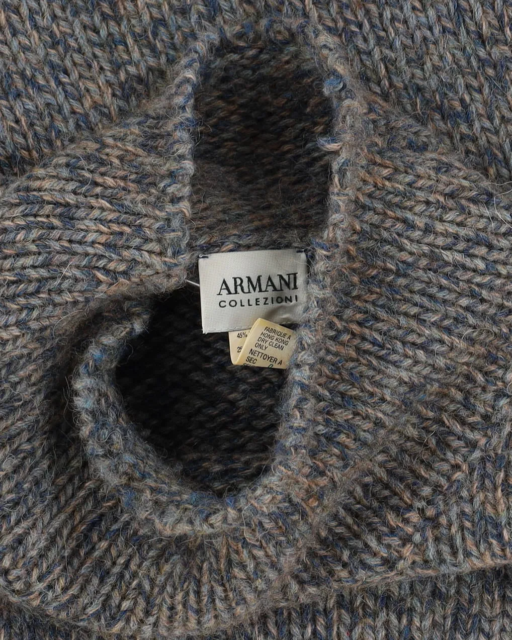 Armani Collezioni Roll Neck Knitted Sweater - L