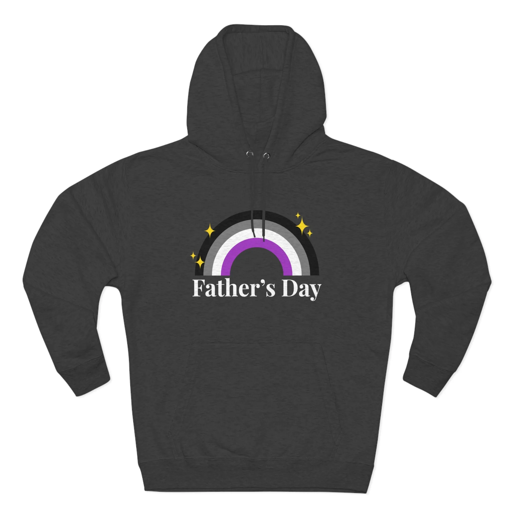 Asexual Pride Flag Unisex Premium Pullover Hoodie - Father's Day