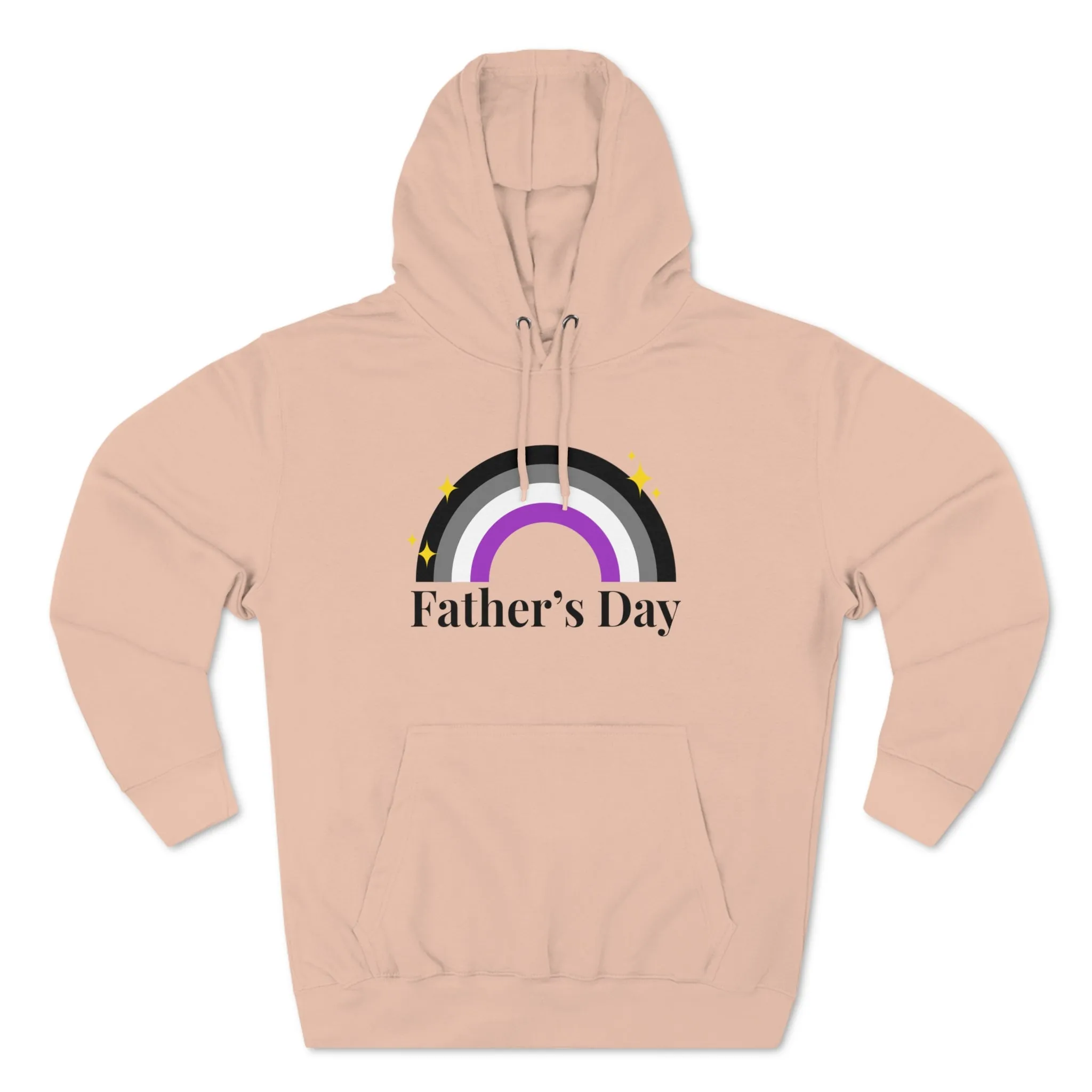 Asexual Pride Flag Unisex Premium Pullover Hoodie - Father's Day