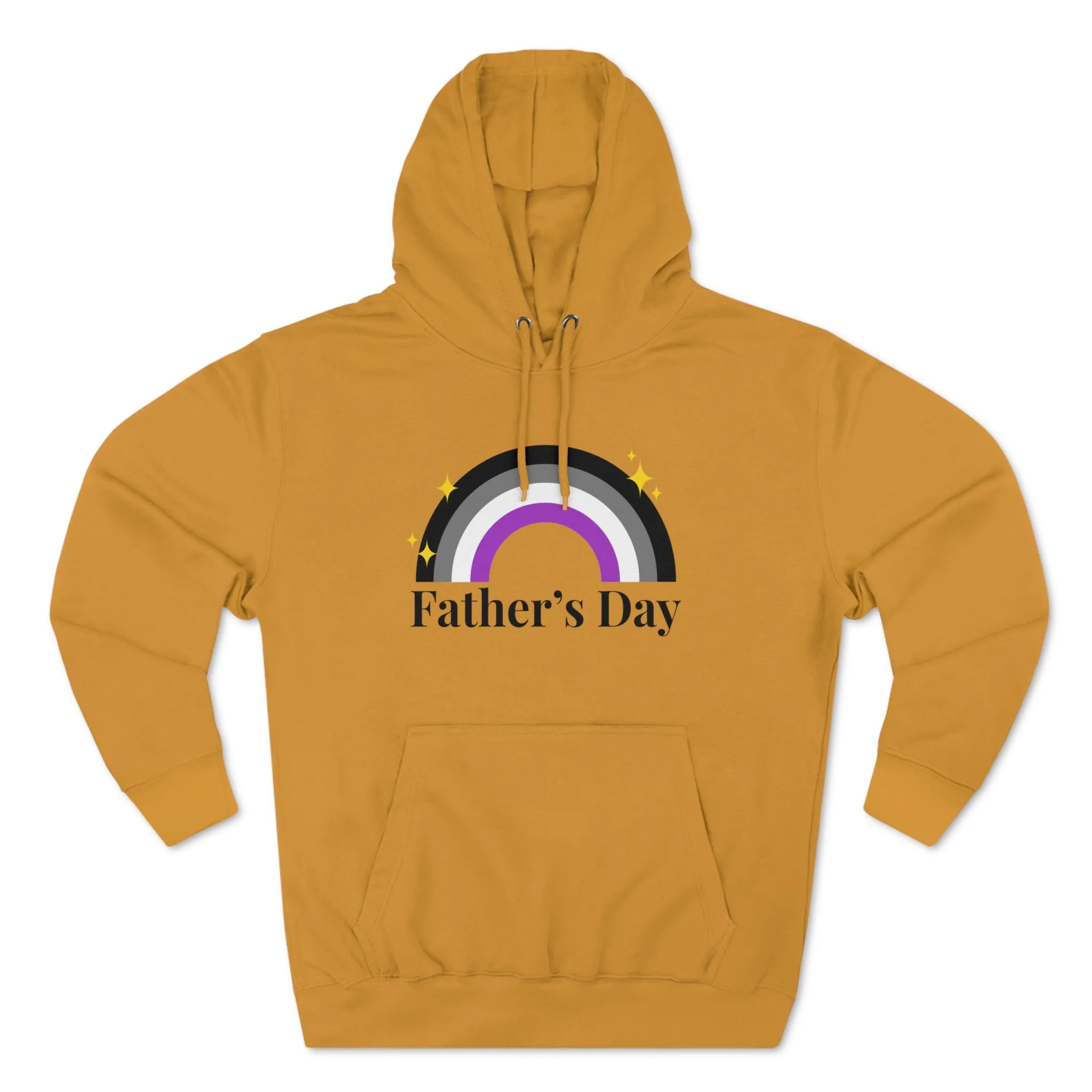 Asexual Pride Flag Unisex Premium Pullover Hoodie - Father's Day