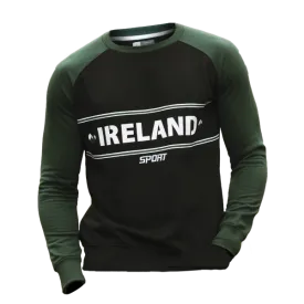 Croker Green & Black Crew Neck