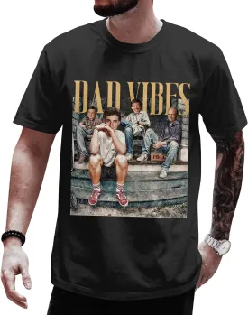 Dad Vibes Shirts - 90s T-Shirt - Funny Retro Dads Tshirt  Fathers Day Shirts