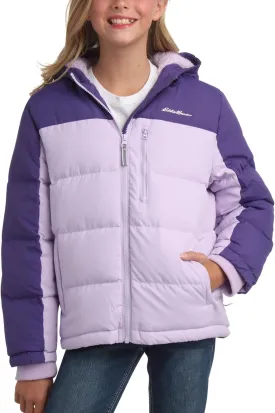 Eddie Bauer Girls' Winter Jacket - Heavyweight Quilted Down Jacket - Insulated Hooded Outerwear Coat for Girls (5-20)