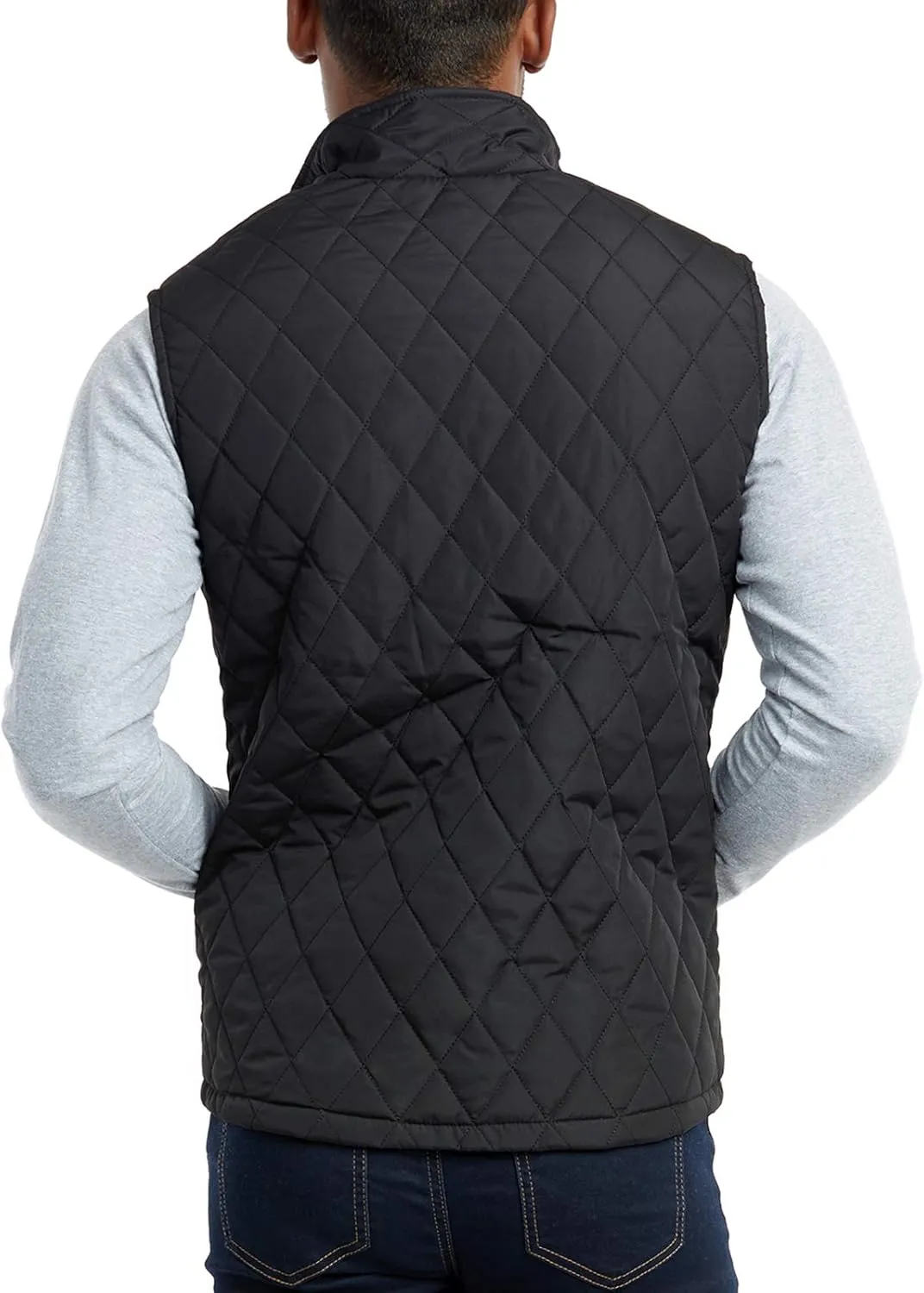 ET TU Men's Diamond Quilted Puffer Vest