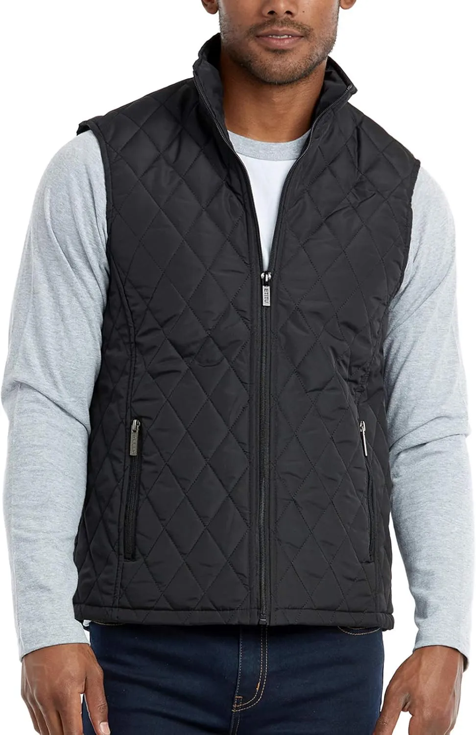 ET TU Men's Diamond Quilted Puffer Vest
