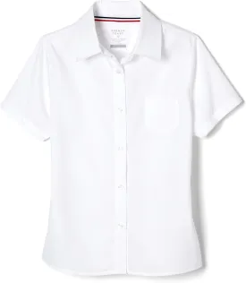 French Toast Girls' Short Sleeve Pocket Shirt