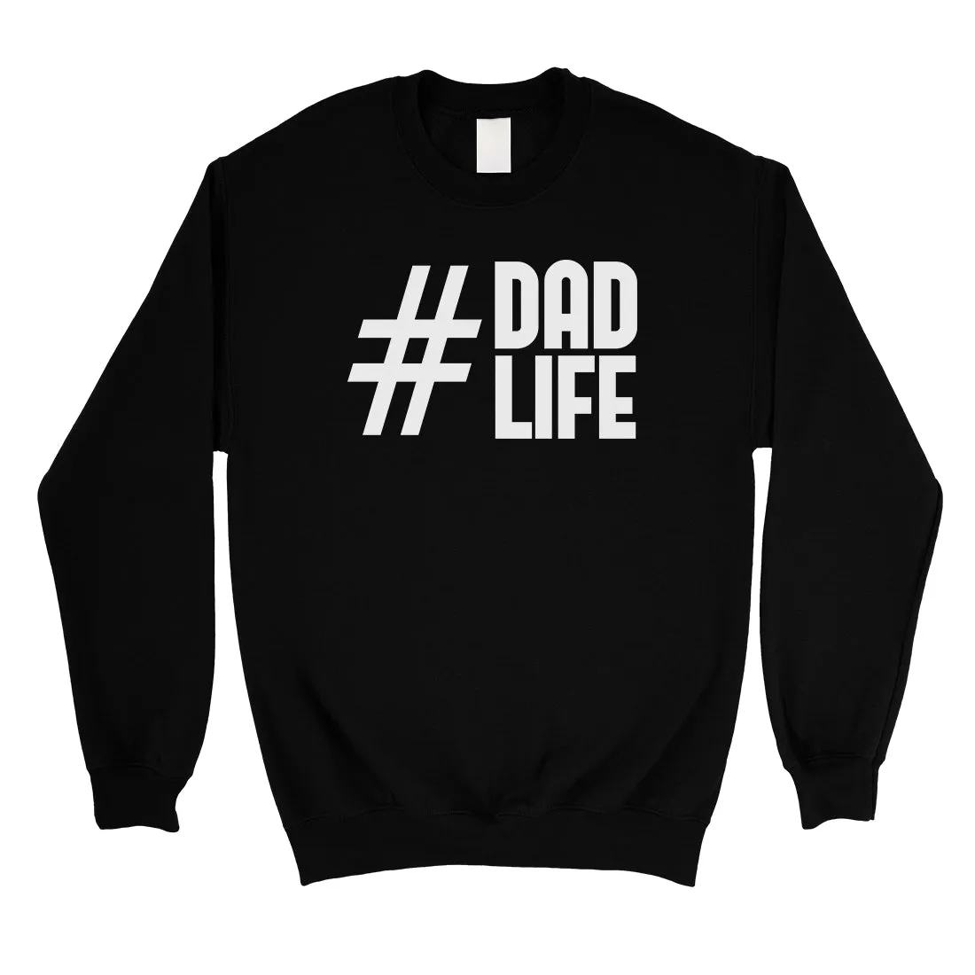 Hashtag Dad Life Mens/Unisex Fleece Sweatshirt