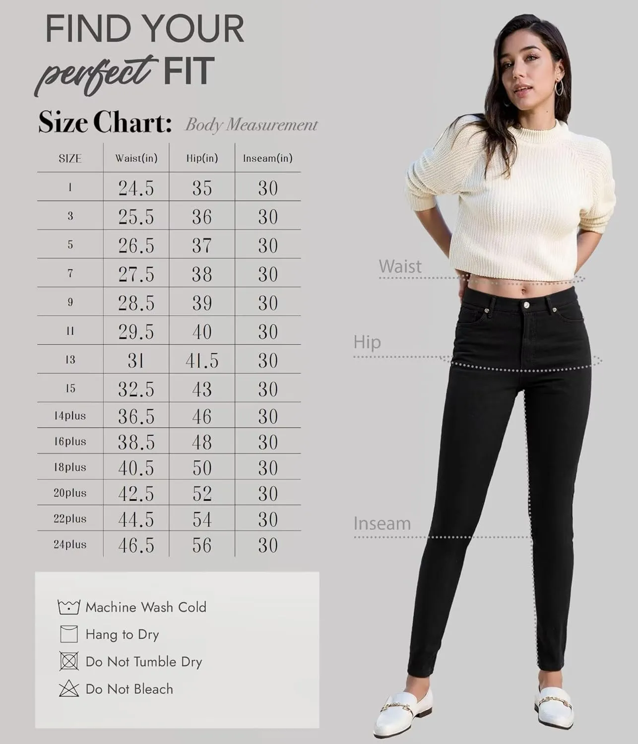 Hybrid & Company Super Comfy Stretch Women 5 Pockets Corduroy Skinny Pants