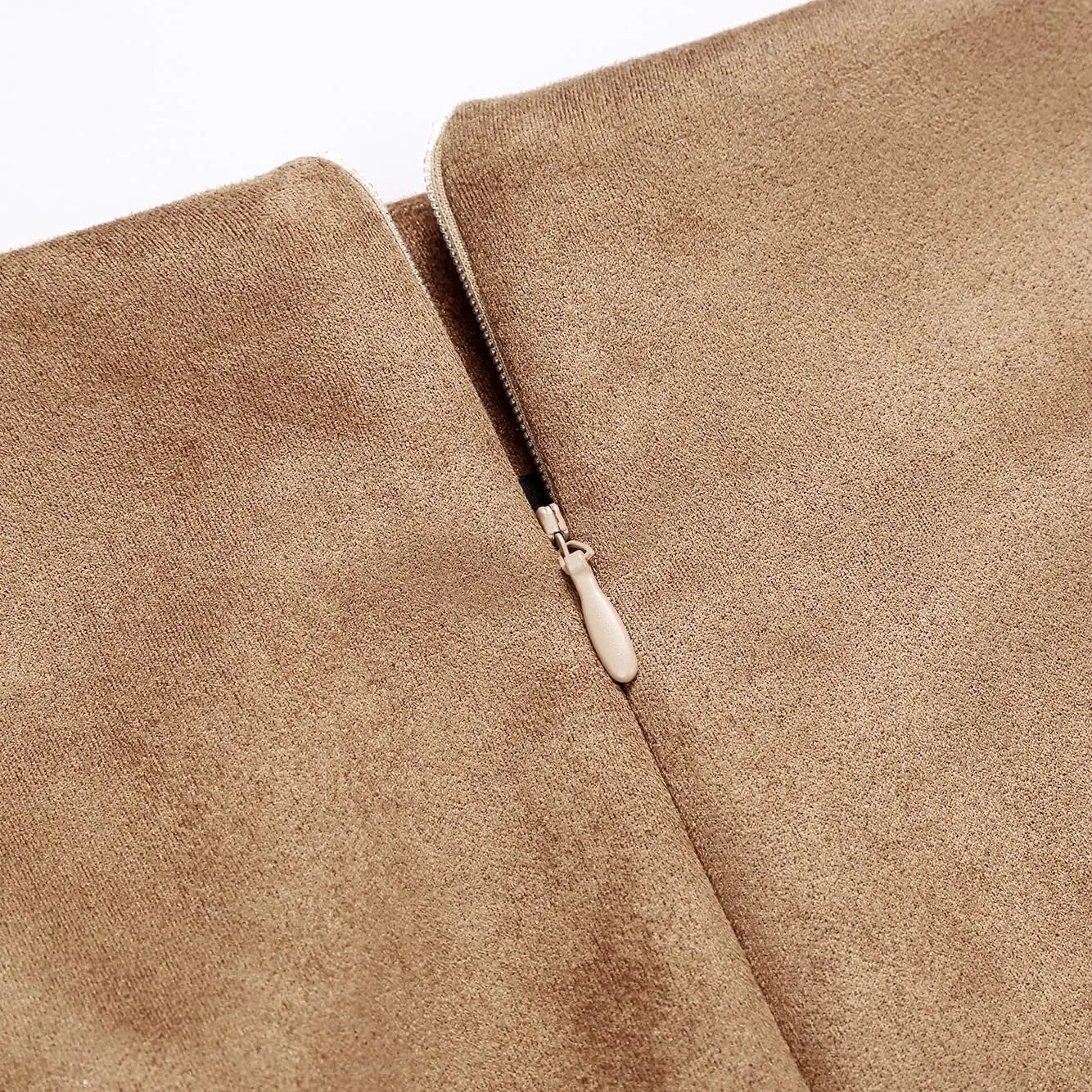 IDEALSANXUN Midi Plaid Skirts for Women Fall Winter Knee Length Pencil Wool Skirt with Slit