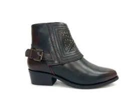 Jully Cherry Studded Western Boot