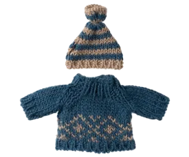 Knitted sweater and hat, Dad mouse