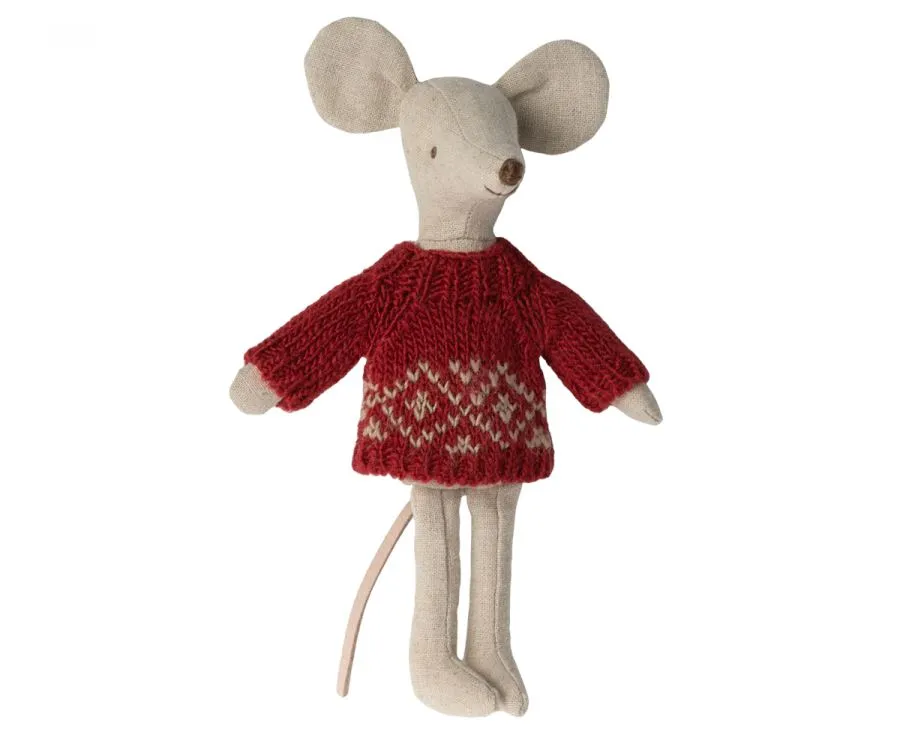 Knitted sweater, Mum mouse