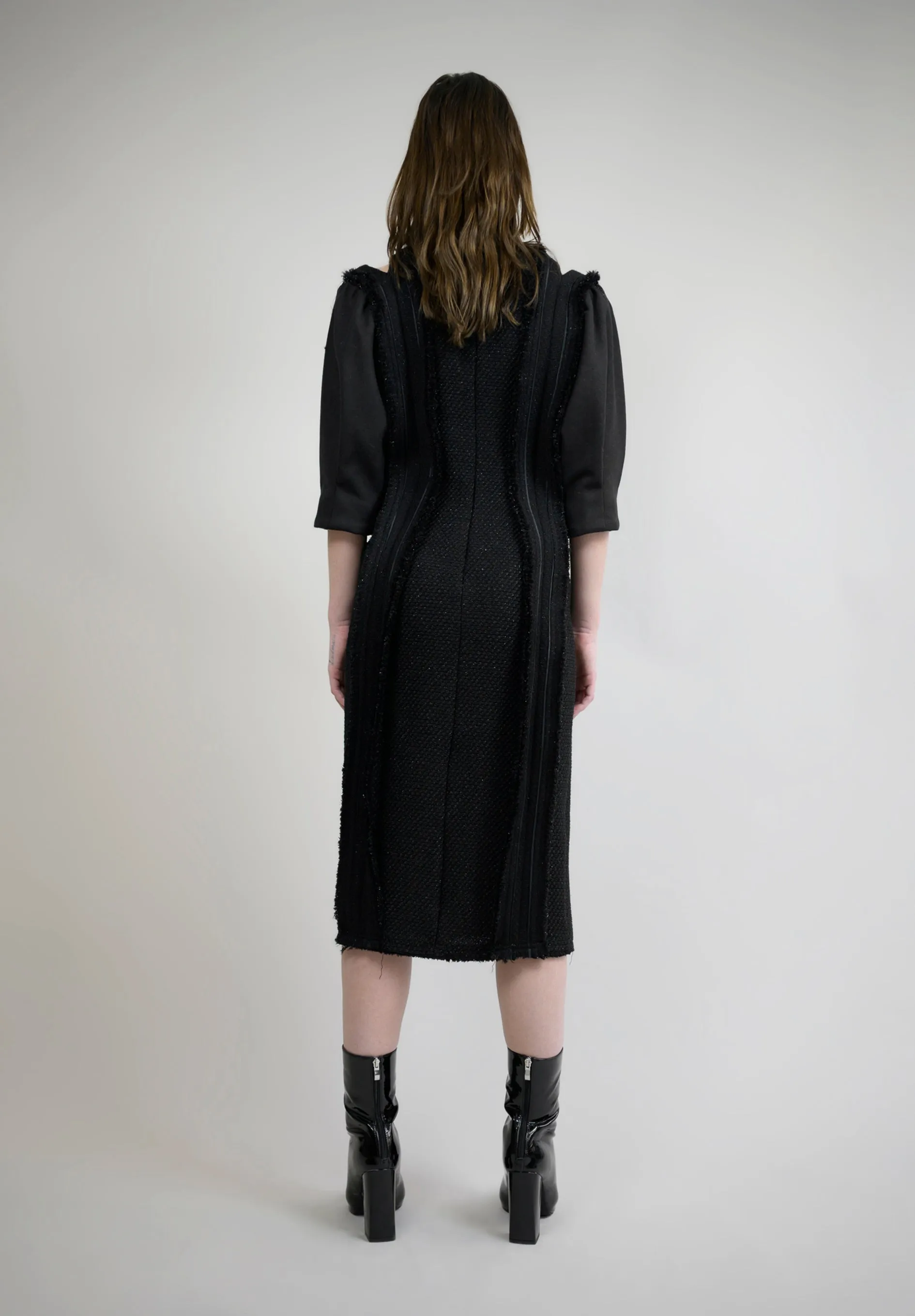 LINTON TWEED MIDI DRESS