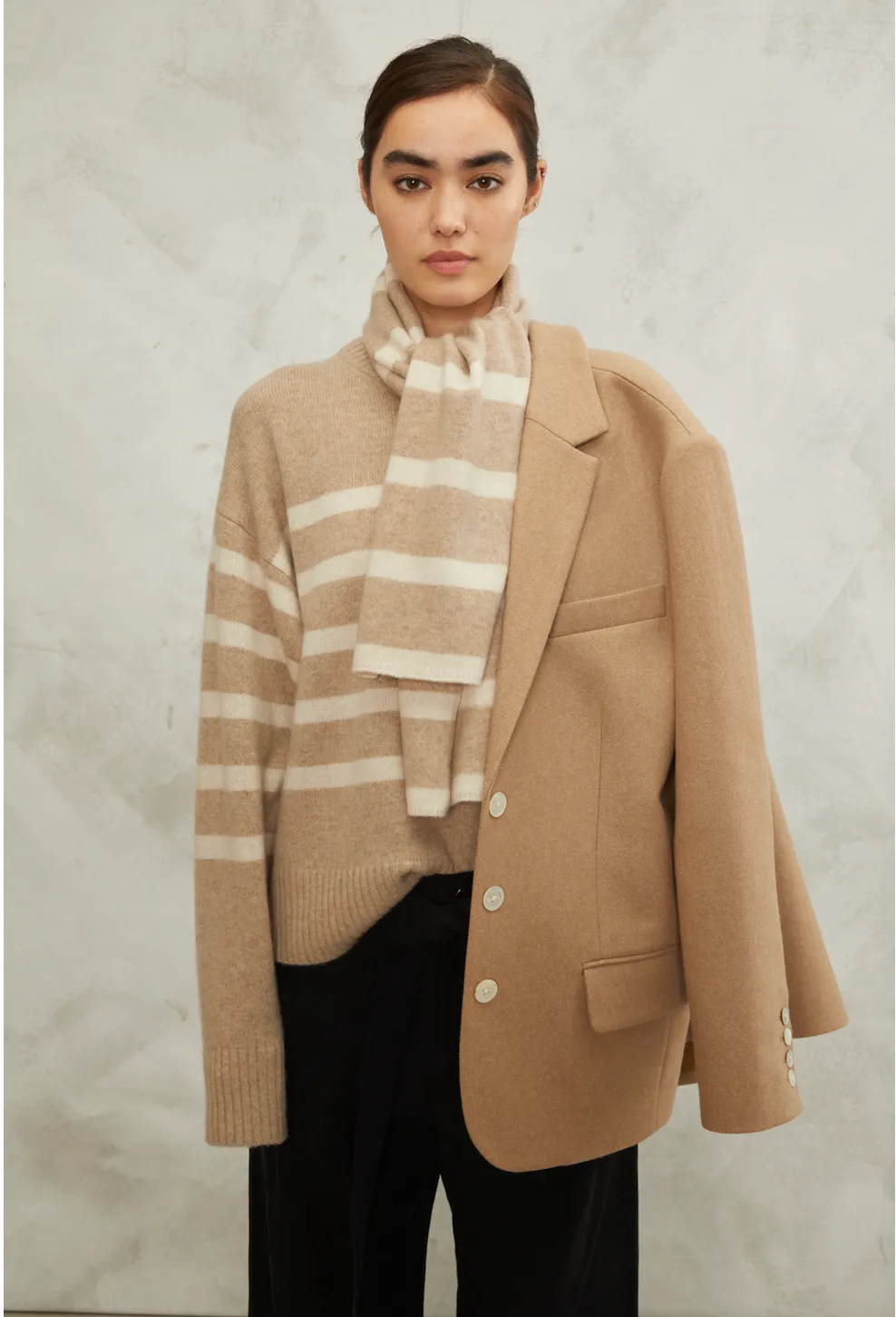 Madison Boyfriend Tweed Blazer
