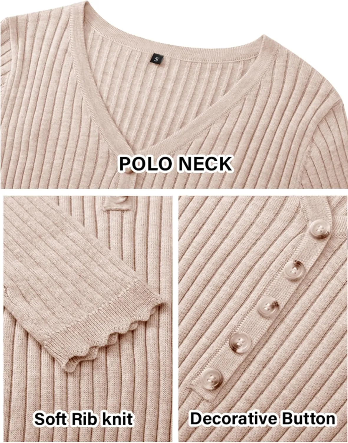 OUGES Women's Wool Blend 2025 Winter Maternity Sweater Dress V Neck Long Sleeve Slim Fit Ribbed Knit Midi Bodycon Dresses