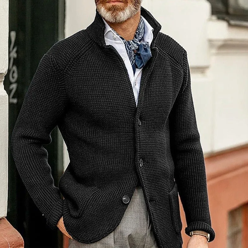 ourhomemarketTM-🔥🔥MEN'S LONG SLEEVE THICKENING CARDIGAN WARM CASUAL JACKET