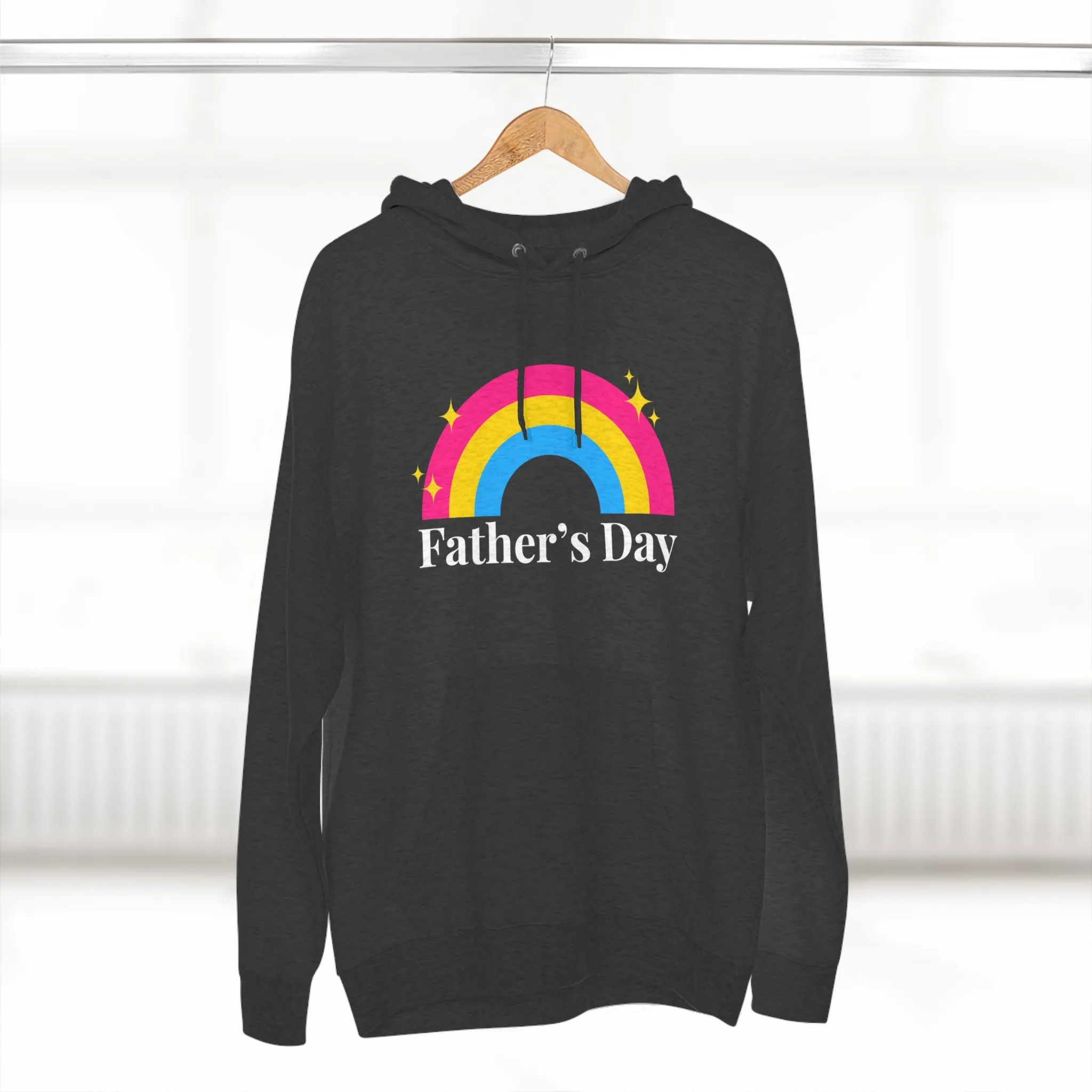 Pansexual Pride Flag Unisex Premium Pullover Hoodie - Father's Day