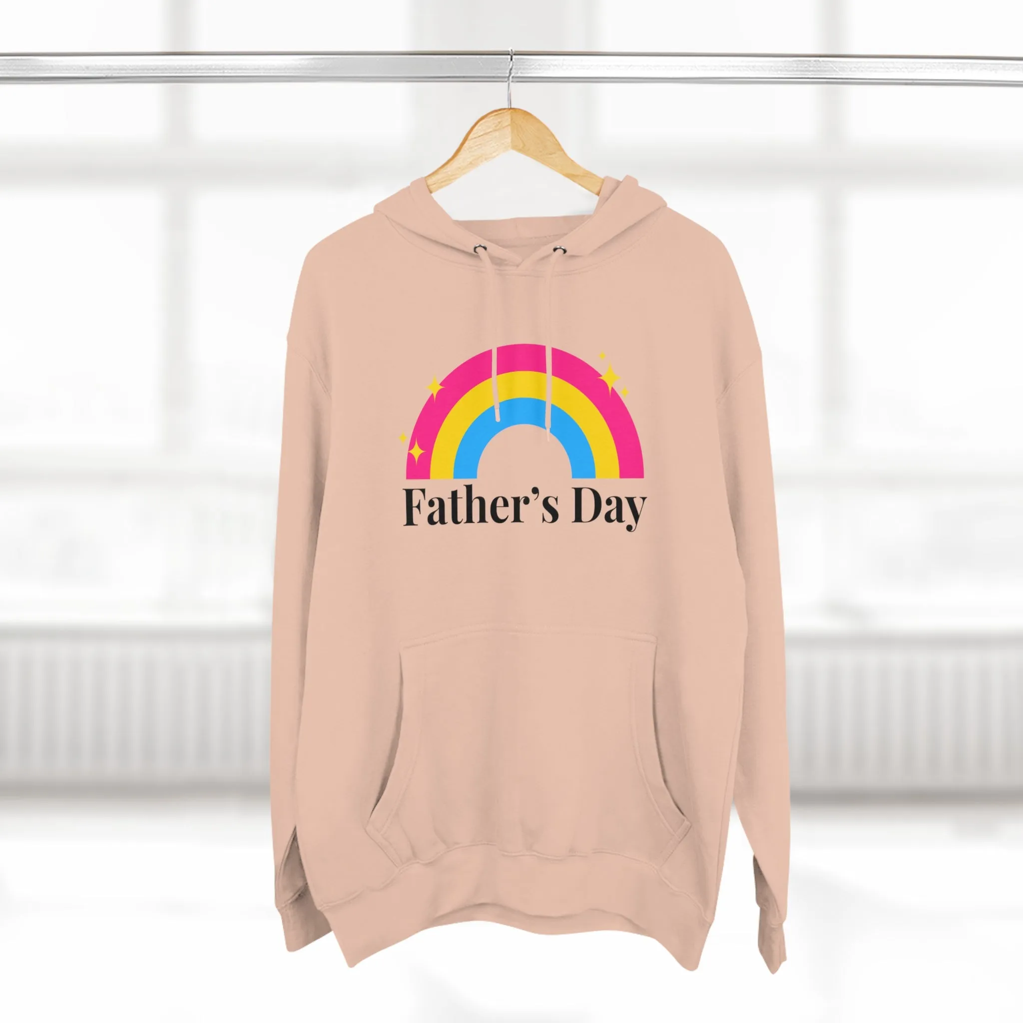 Pansexual Pride Flag Unisex Premium Pullover Hoodie - Father's Day