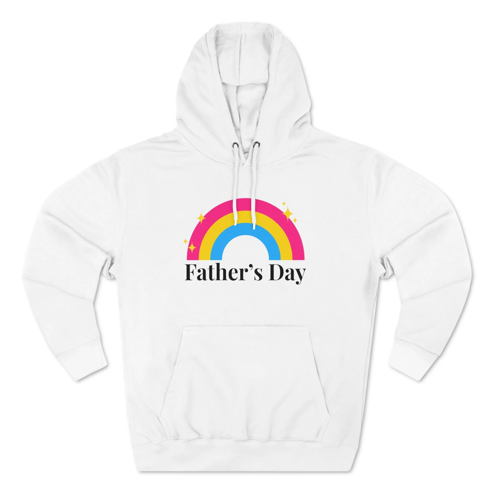 Pansexual Pride Flag Unisex Premium Pullover Hoodie - Father's Day
