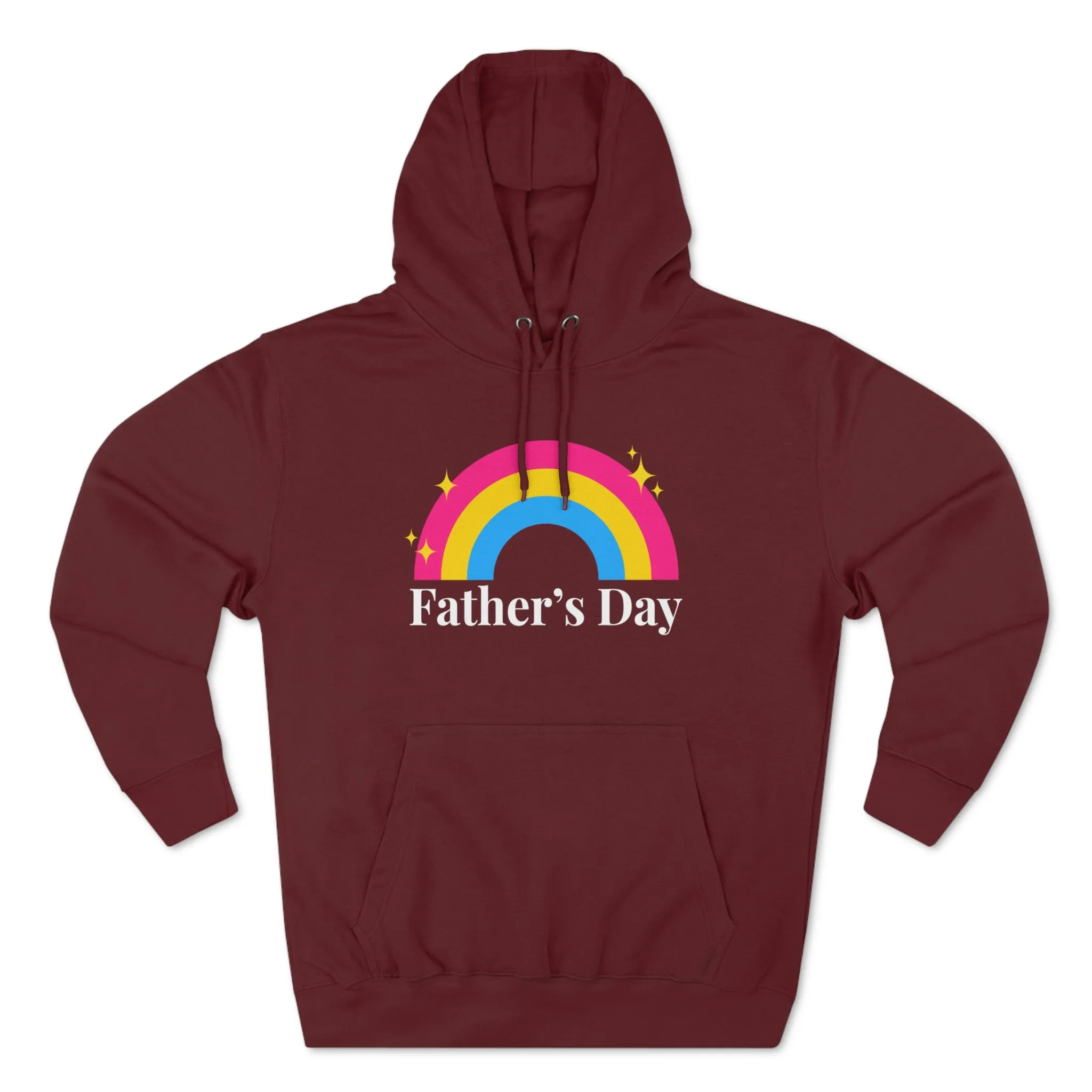 Pansexual Pride Flag Unisex Premium Pullover Hoodie - Father's Day