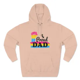 Pansexual Pride Flag Unisex Premium Pullover Hoodie - Proud Dad