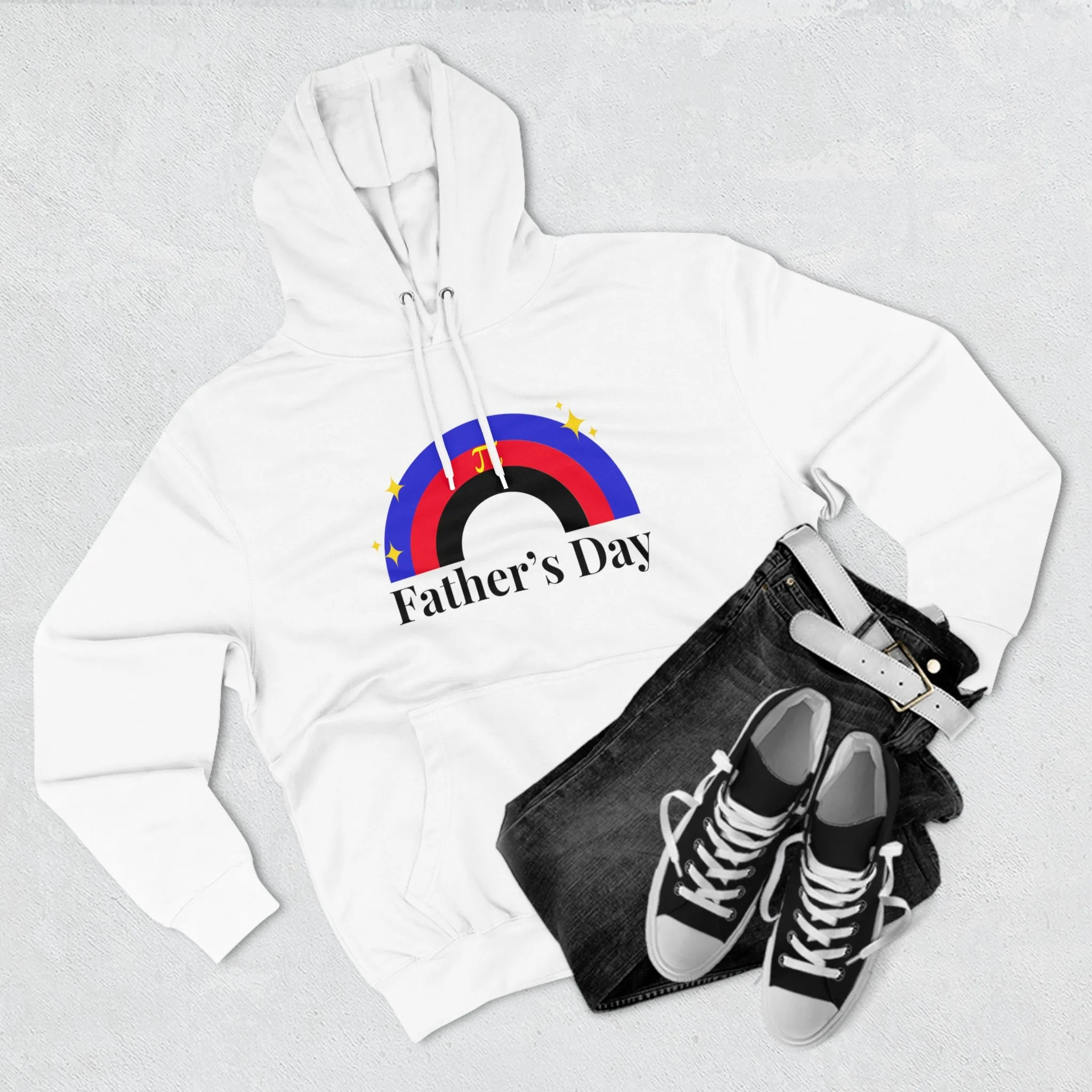 Polyamory Pride Flag Unisex Premium Pullover Hoodie - Father's Day