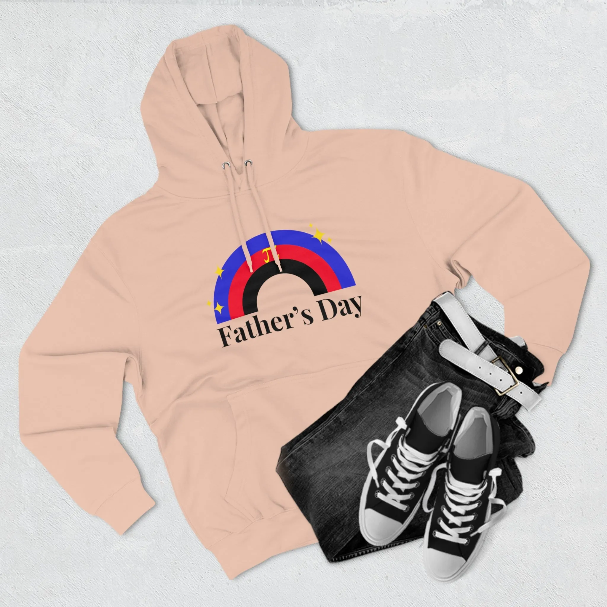 Polyamory Pride Flag Unisex Premium Pullover Hoodie - Father's Day