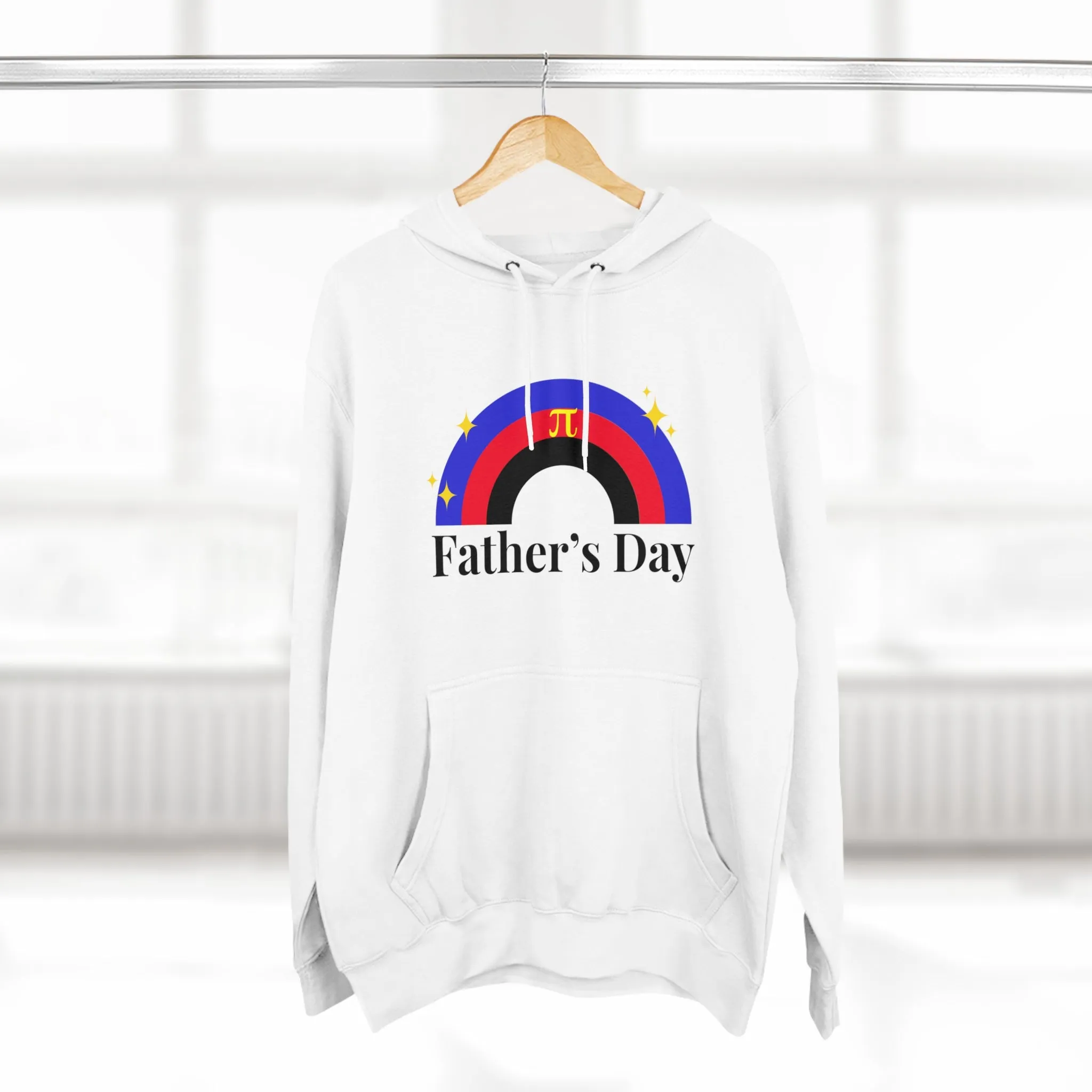 Polyamory Pride Flag Unisex Premium Pullover Hoodie - Father's Day