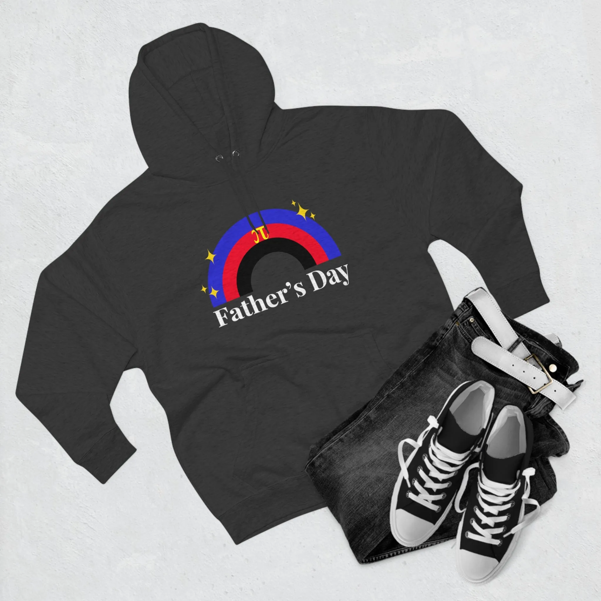 Polyamory Pride Flag Unisex Premium Pullover Hoodie - Father's Day