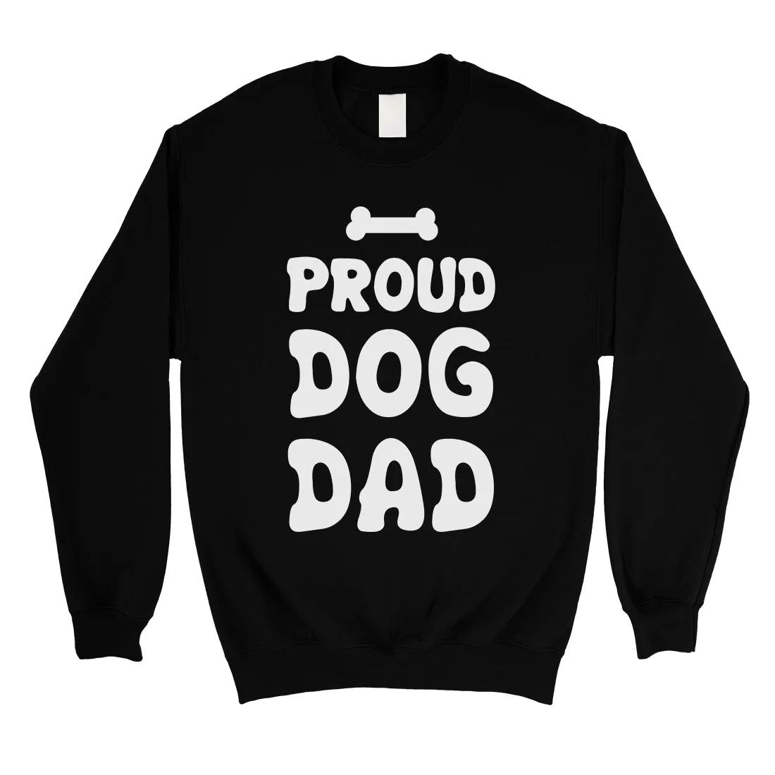 Proud Dog Dad Mens/Unisex Fleece Sweatshirt