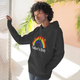 Rainbow Pride Flag Unisex Premium Pullover Hoodie - Father's Day