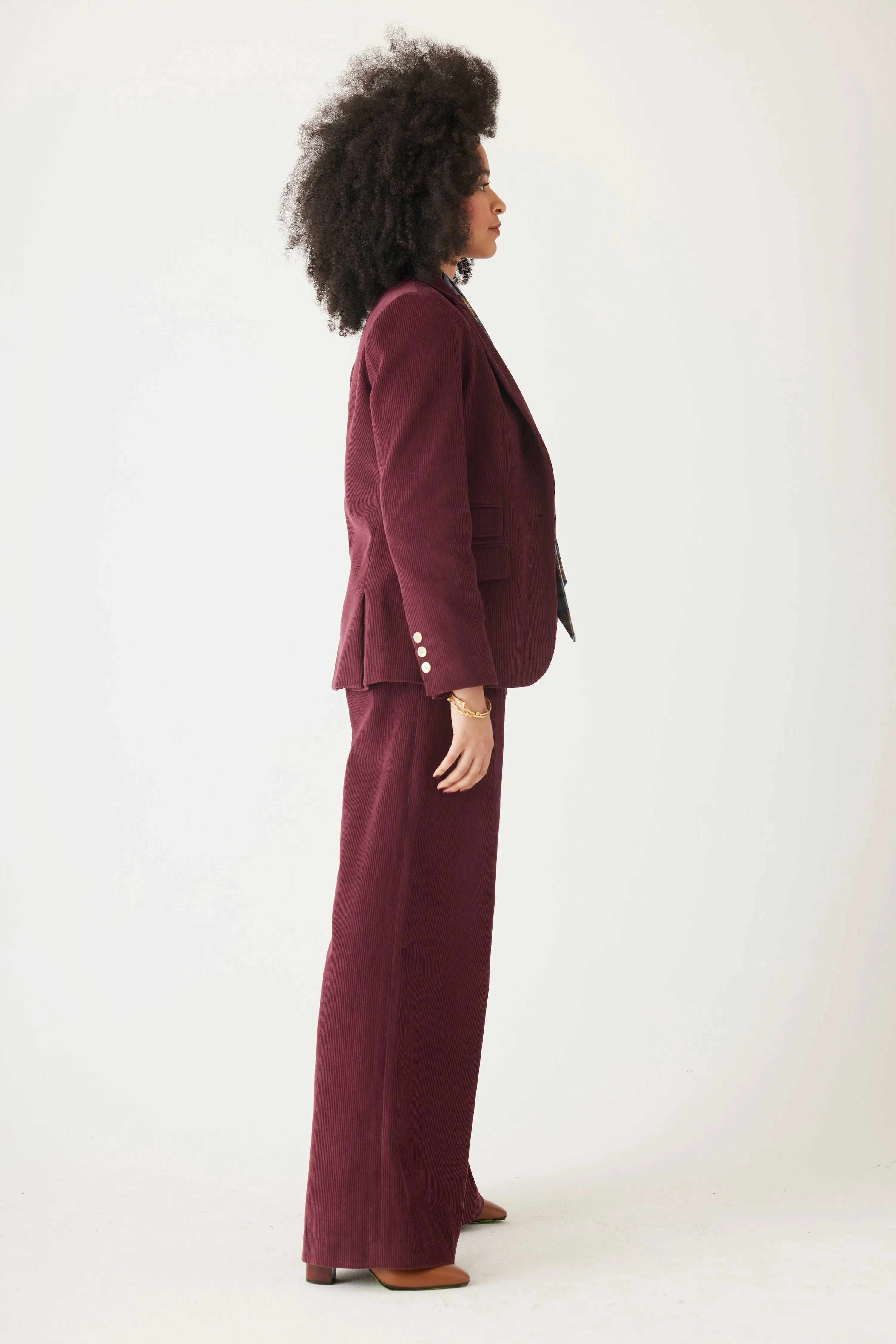 Tilda Blazer in Fine Wale Corduroy