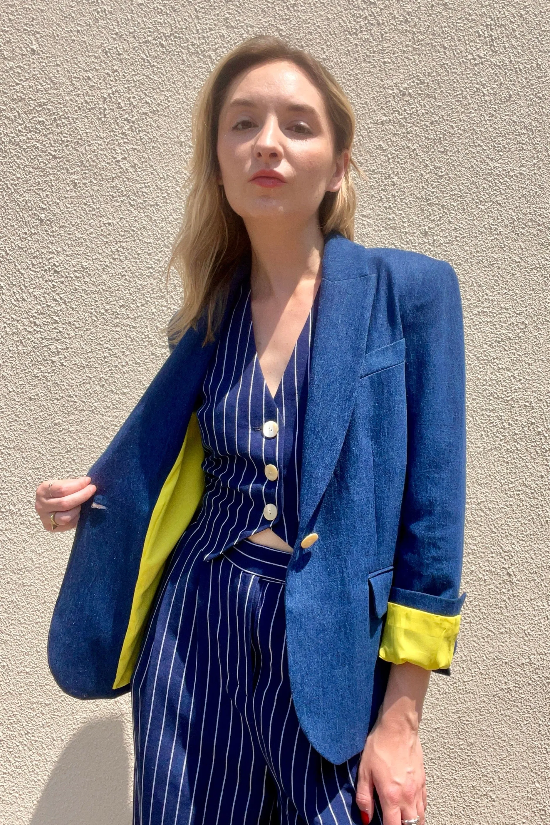 Tilda Jacket in Hemp/Organic Cotton Denim