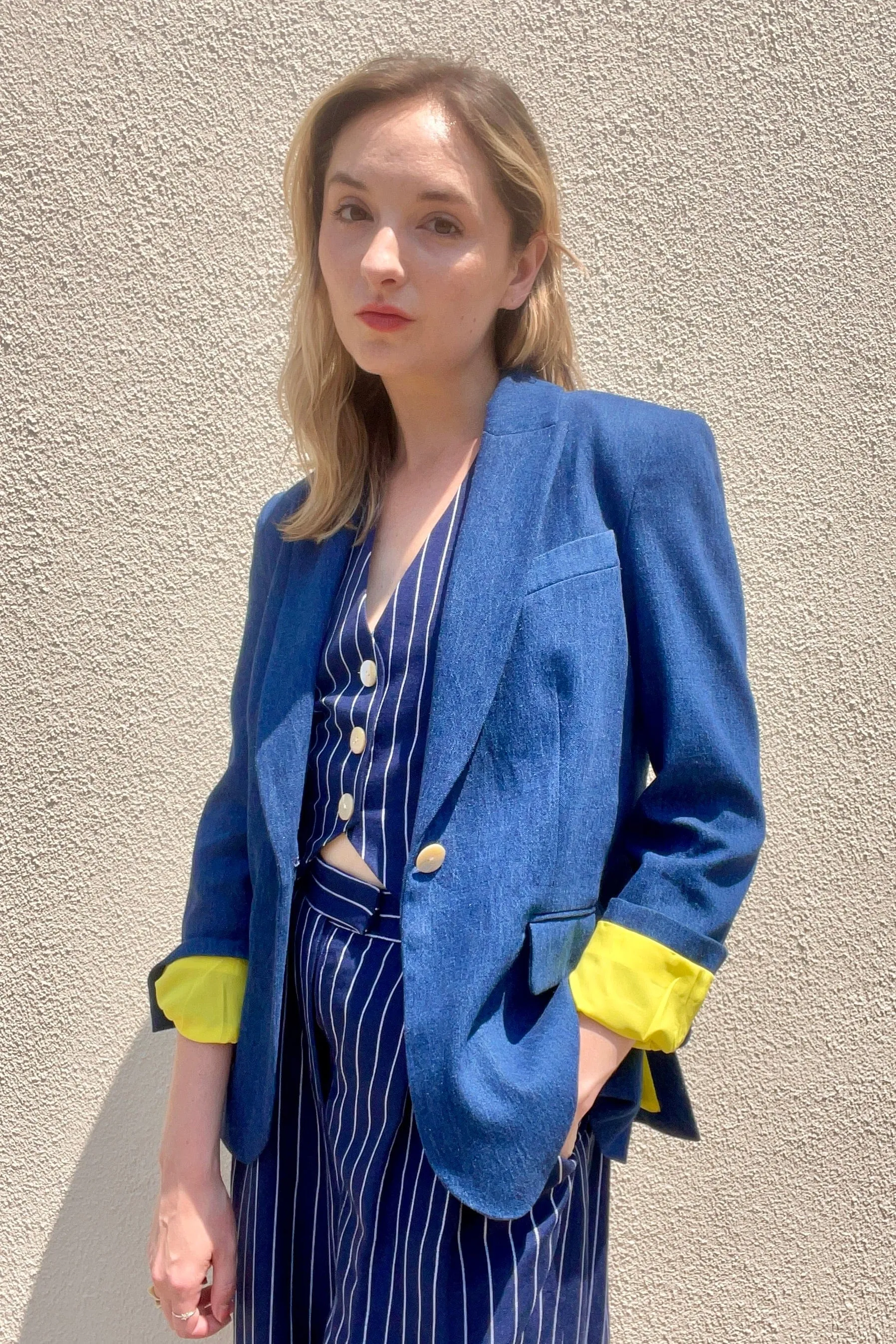 Tilda Jacket in Hemp/Organic Cotton Denim