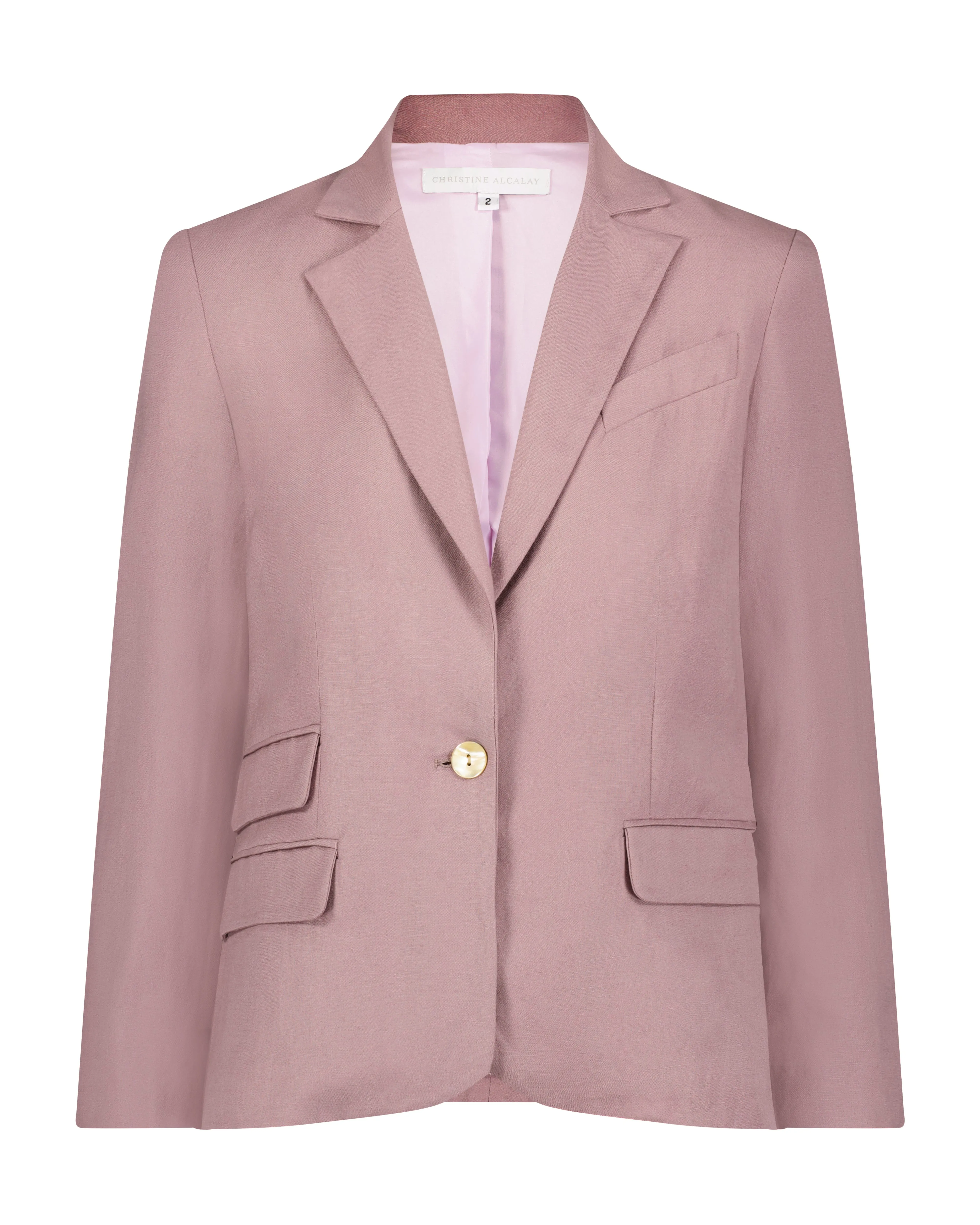 Tilda Jacket in Linen Blend