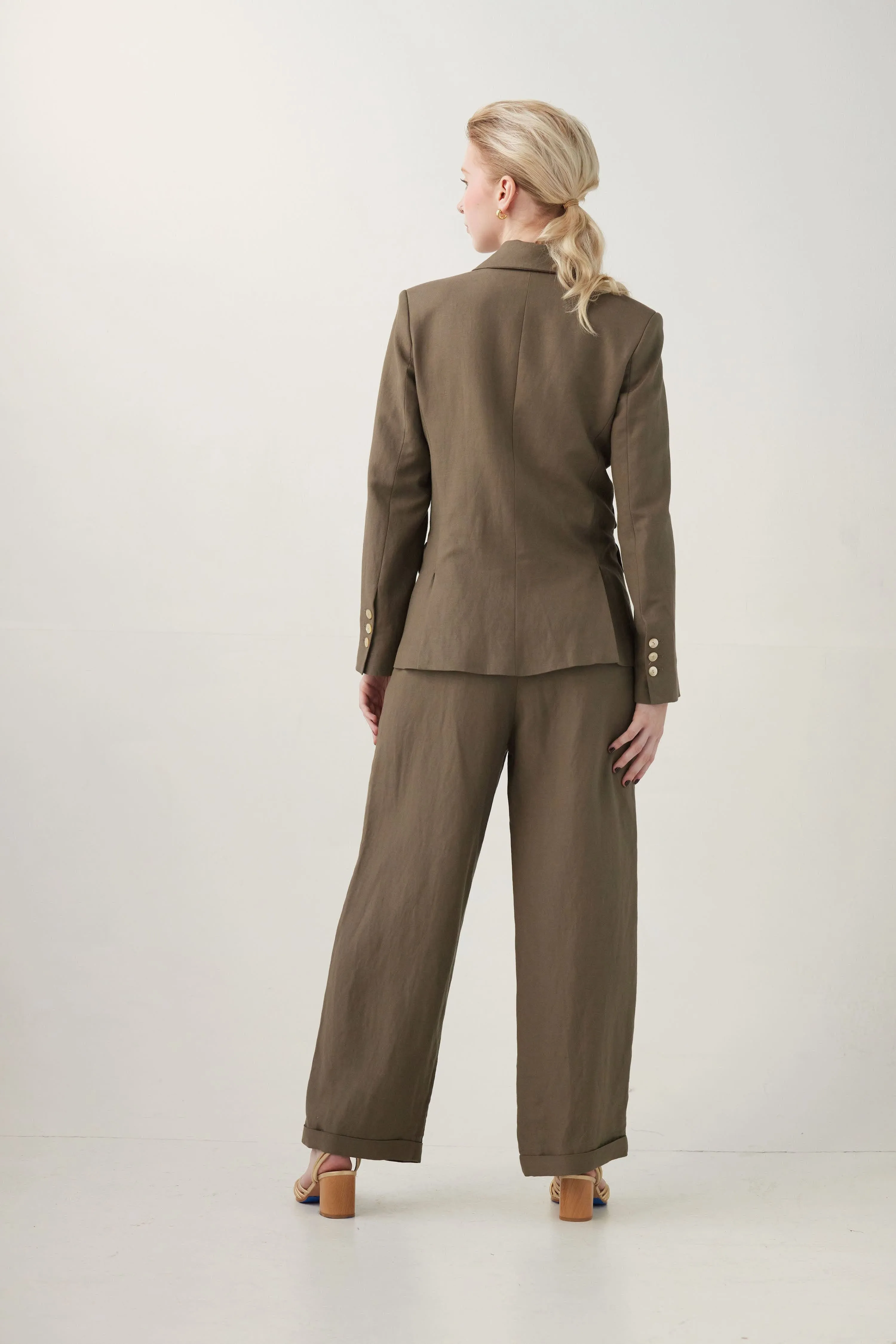 Tilda Jacket in Linen Blend