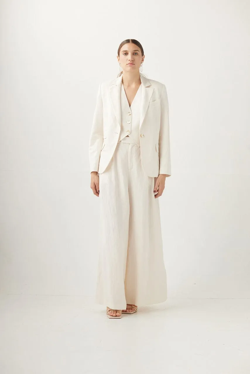 Tilda Jacket in Linen Blend