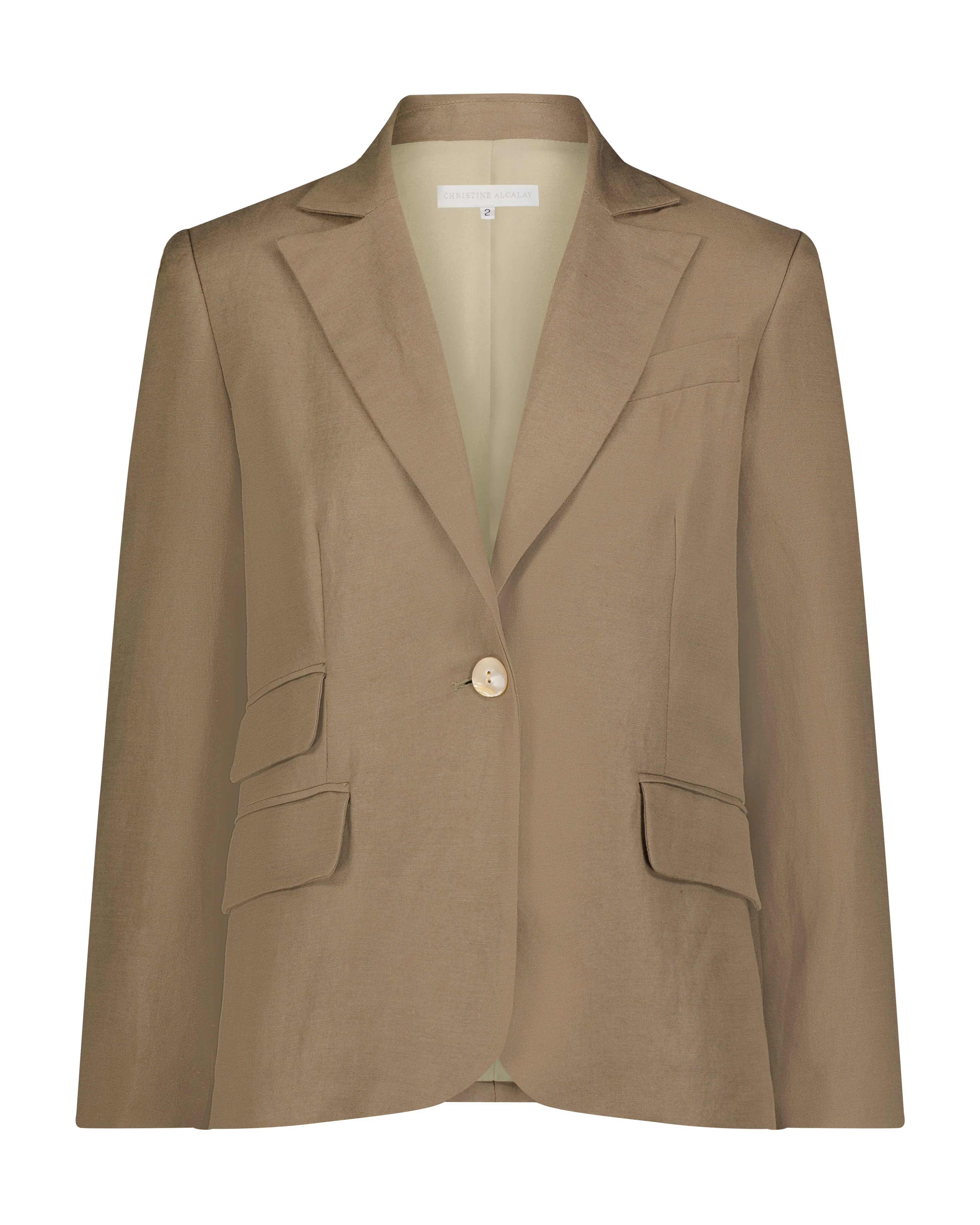 Tilda Jacket in Linen Blend
