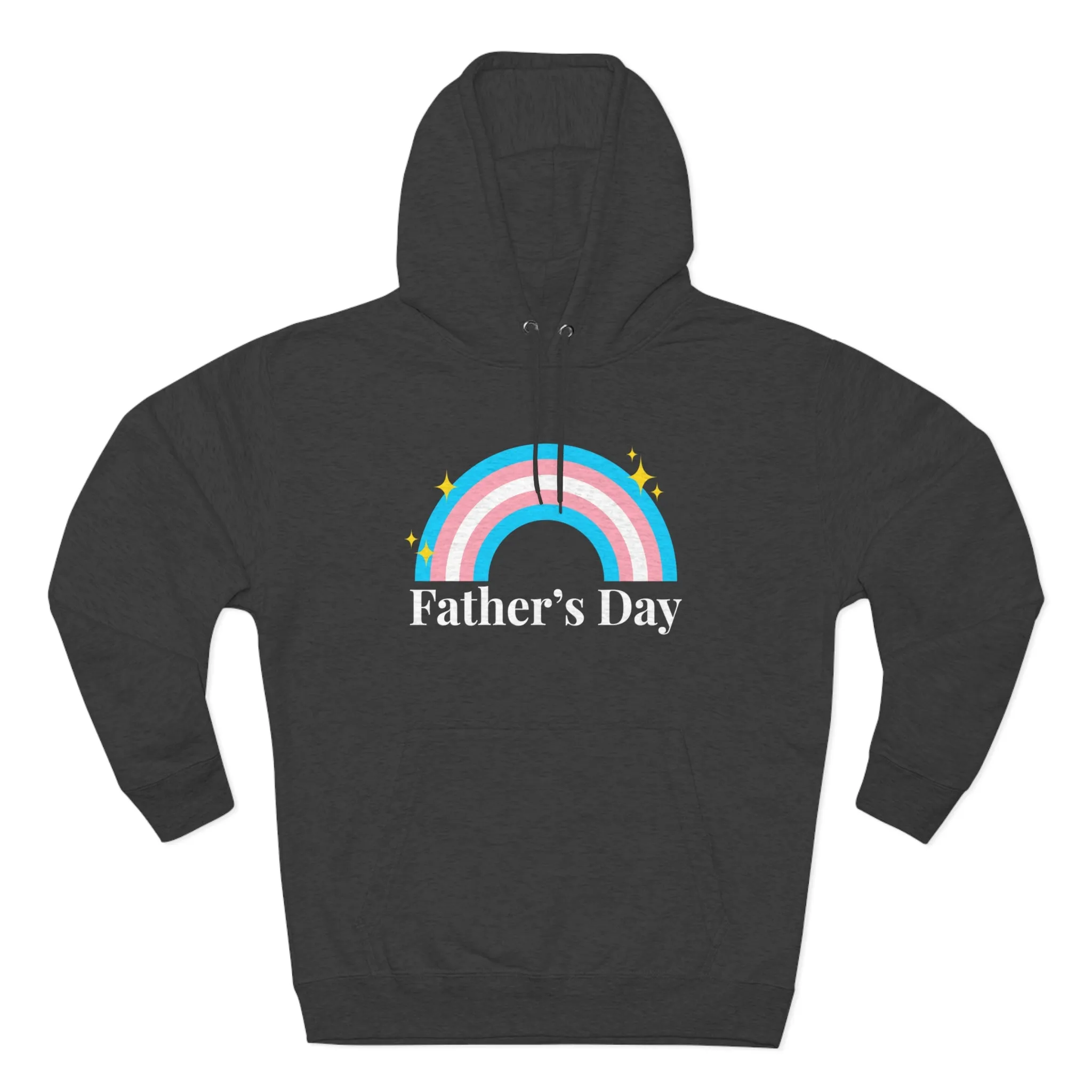 Transgender Pride Flag Unisex Premium Pullover Hoodie - Father's Day