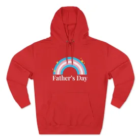 Transgender Pride Flag Unisex Premium Pullover Hoodie - Father's Day