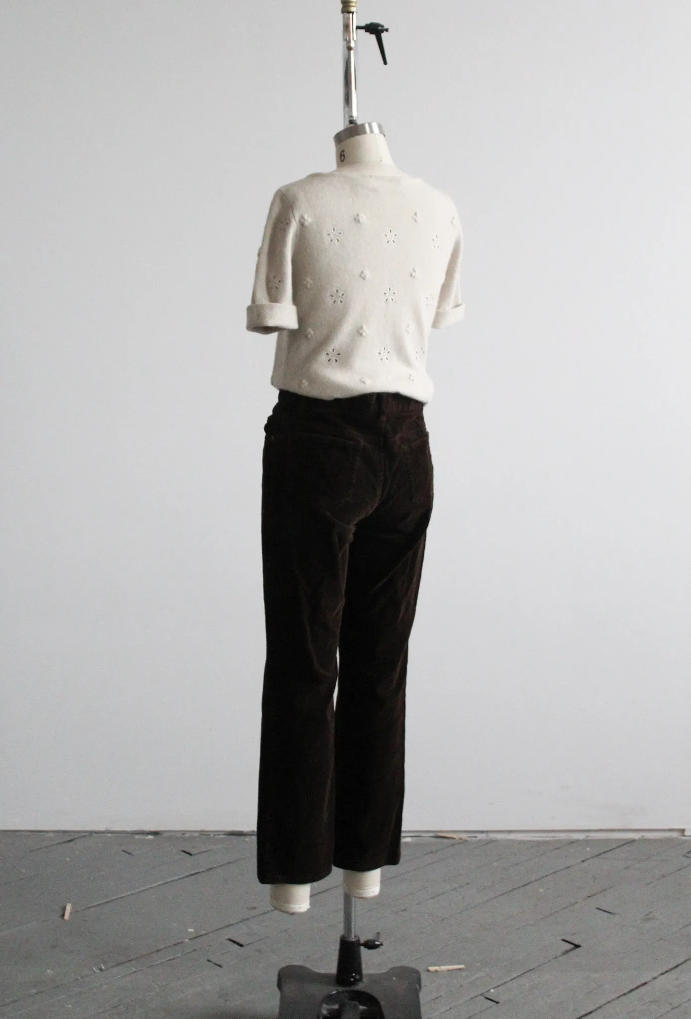 walnut corduroy trousers