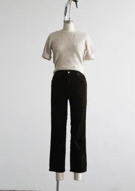 walnut corduroy trousers